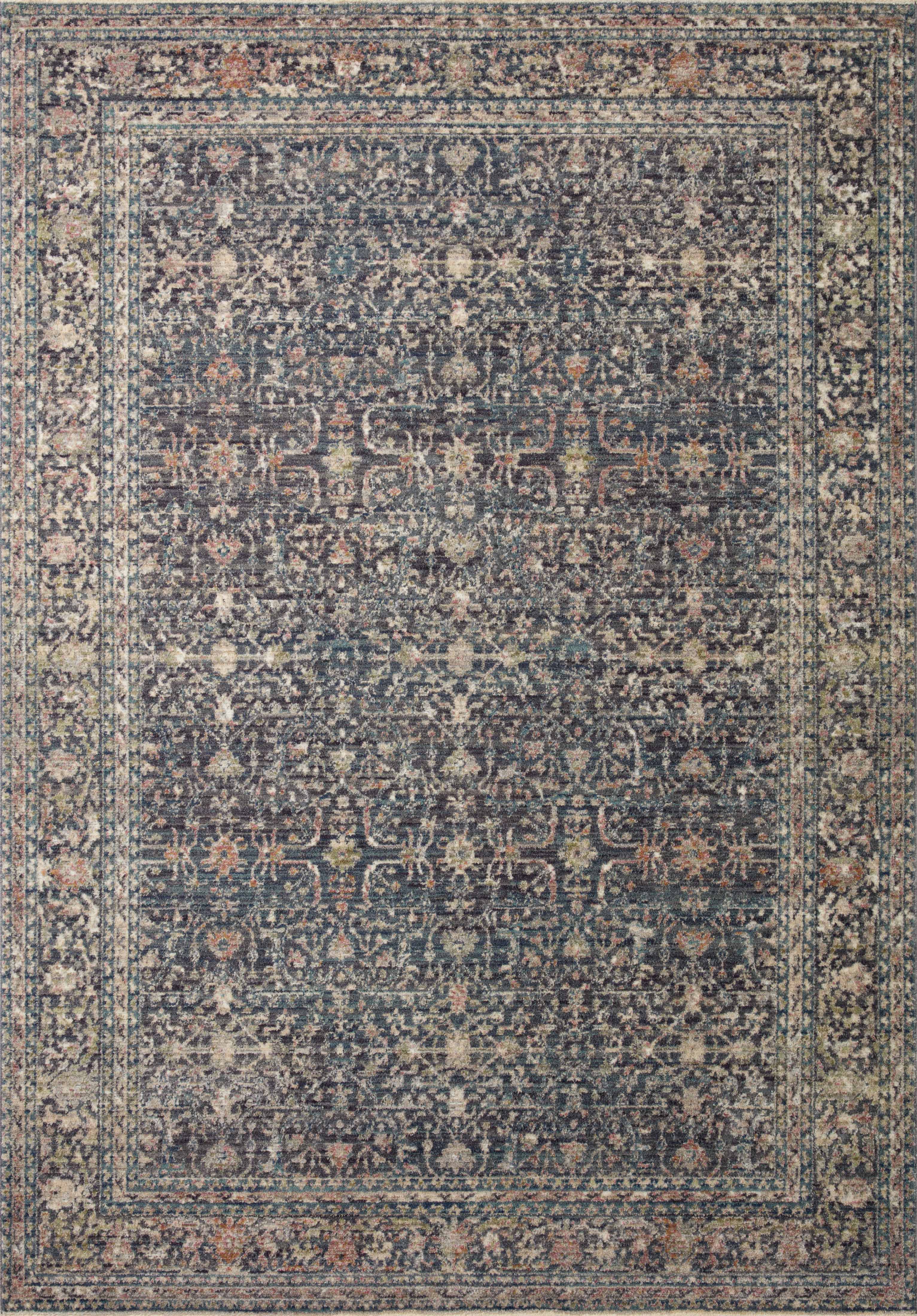 Jean Stoffer x Loloi Bradbury Midnight / Multi Rug 0-patterned rugs Loloi