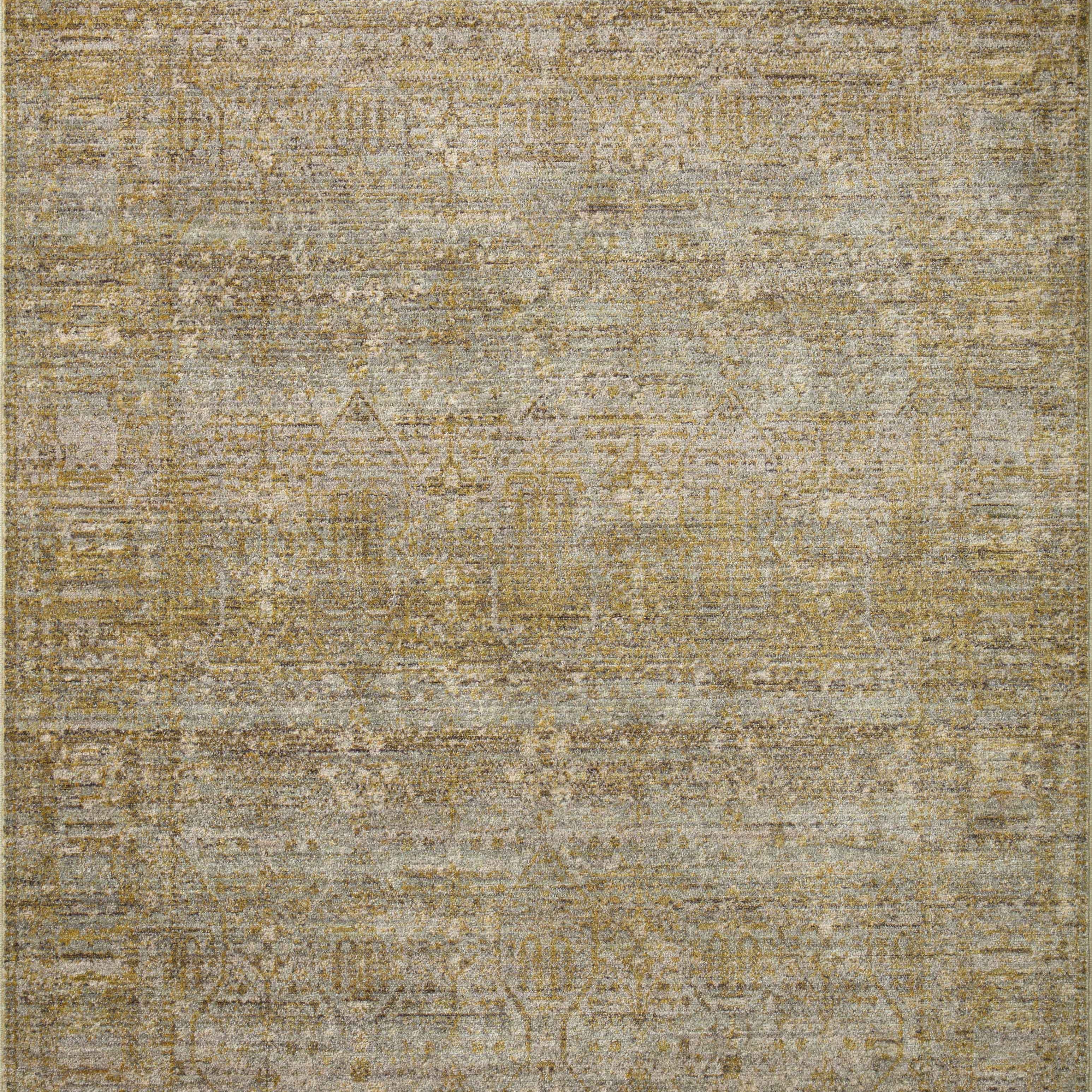 Jean Stoffer x Loloi Bradbury Dove / Gold Rug 0-patterned rugs Loloi