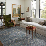 Jean Stoffer x Loloi Bradbury Ocean / Gold Rug 0-patterned rugs Loloi