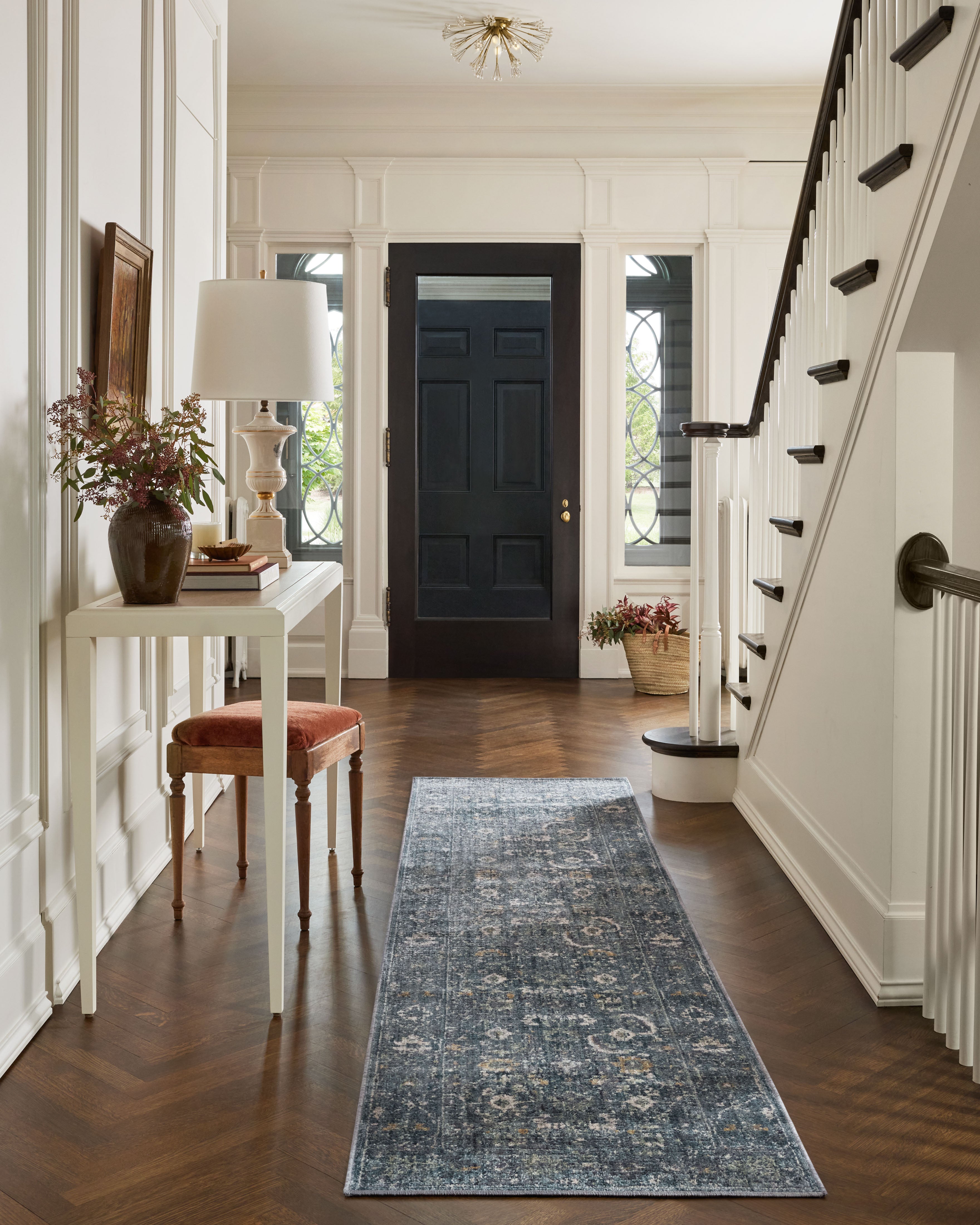 Jean Stoffer x Loloi Bradbury Ocean / Gold Rug 0-patterned rugs Loloi