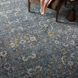 Jean Stoffer x Loloi Bradbury Ocean / Gold Rug 0-patterned rugs Loloi