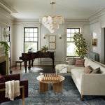 Jean Stoffer x Loloi Bradbury Ocean / Gold Rug 0-patterned rugs Loloi