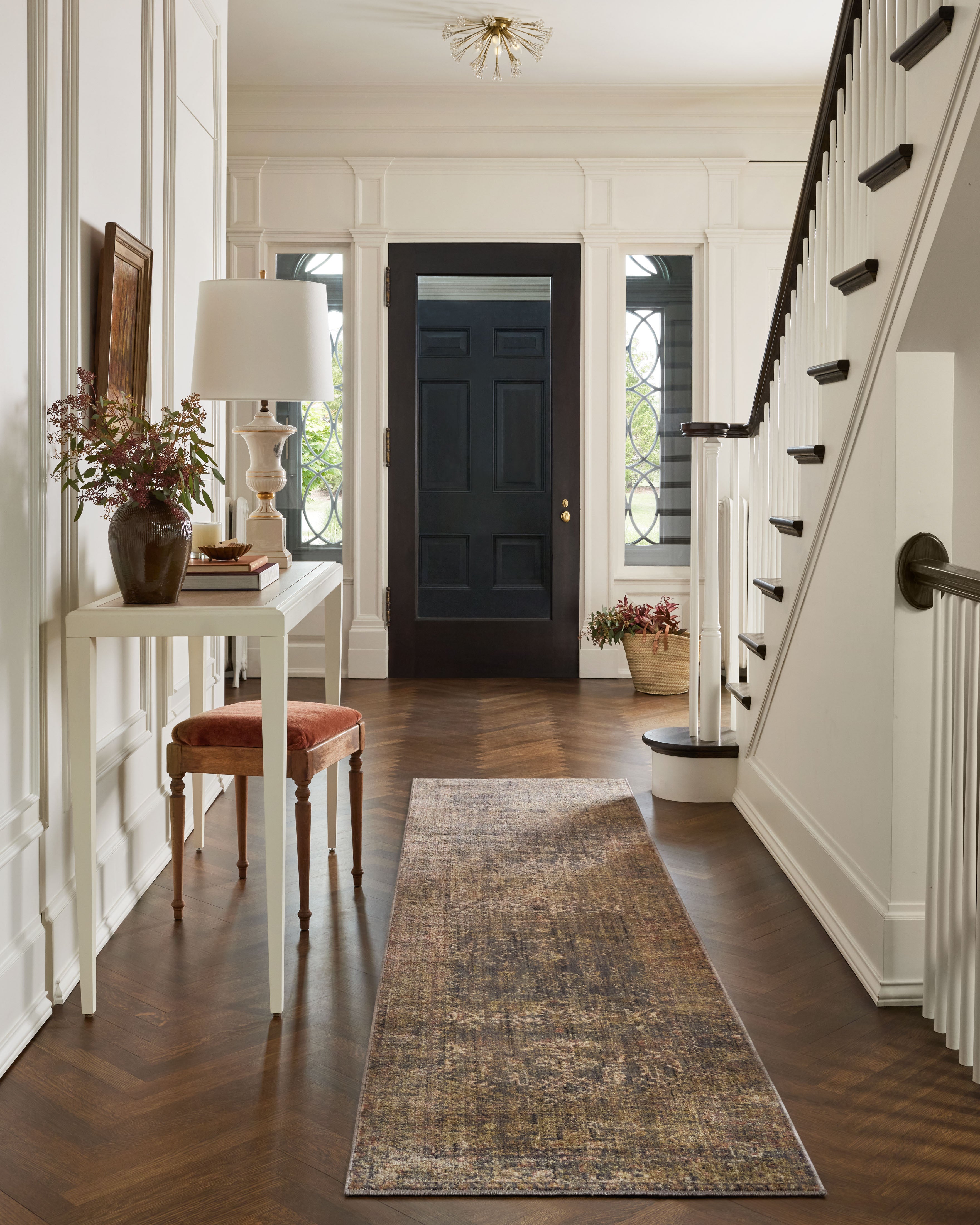 Jean Stoffer x Loloi Bradbury Ink / Multi Rug 0-patterned rugs Loloi
