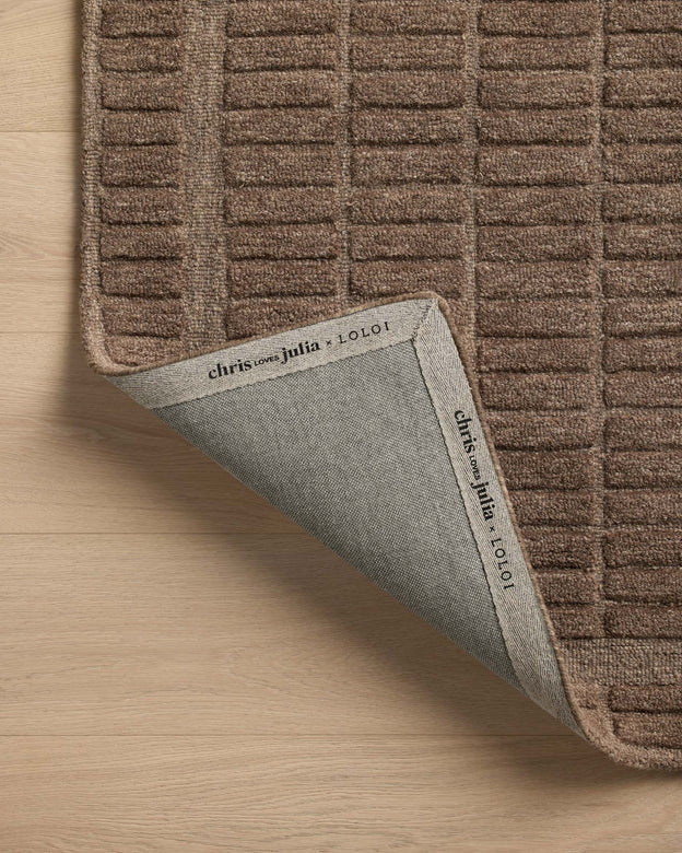 Chris Loves Julia x Loloi Bradley Cocoa Rug 0-RUGS-wool Loloi