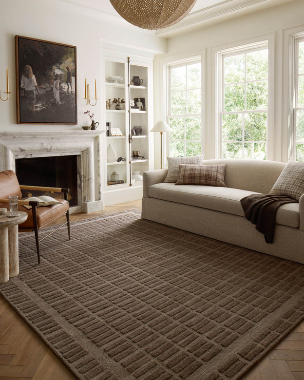 Chris Loves Julia x Loloi Bradley Cocoa Rug 0-RUGS-wool Loloi