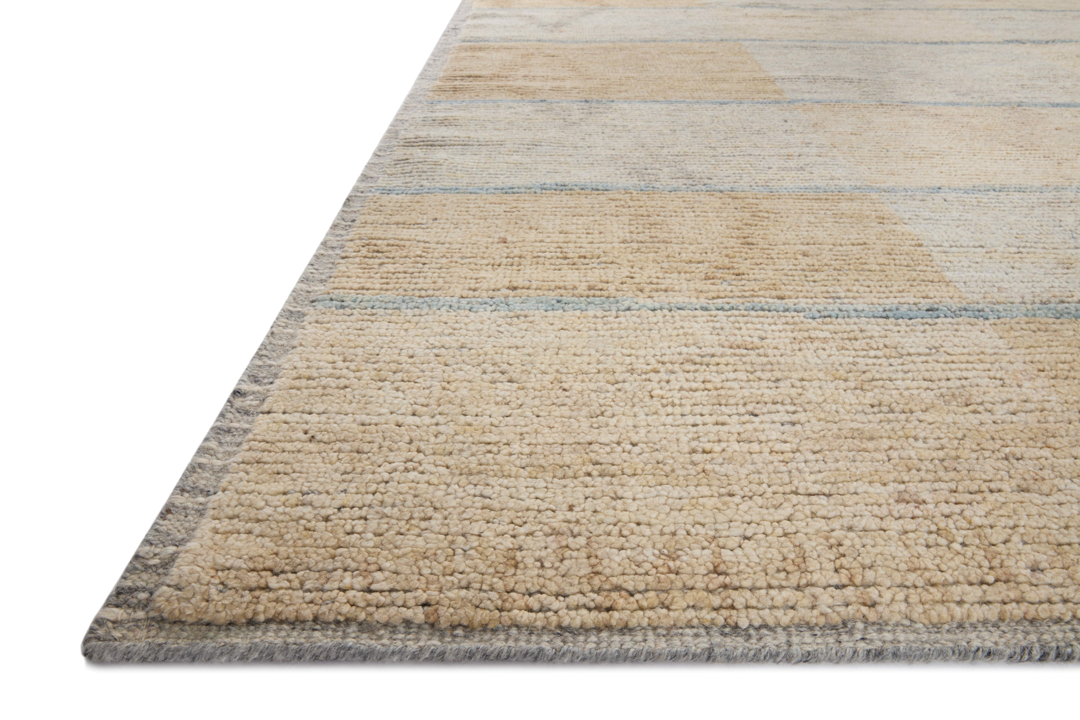 Amber Lewis x Loloi Briyana Sky / Wheat 1-natural fibre rugs Loloi