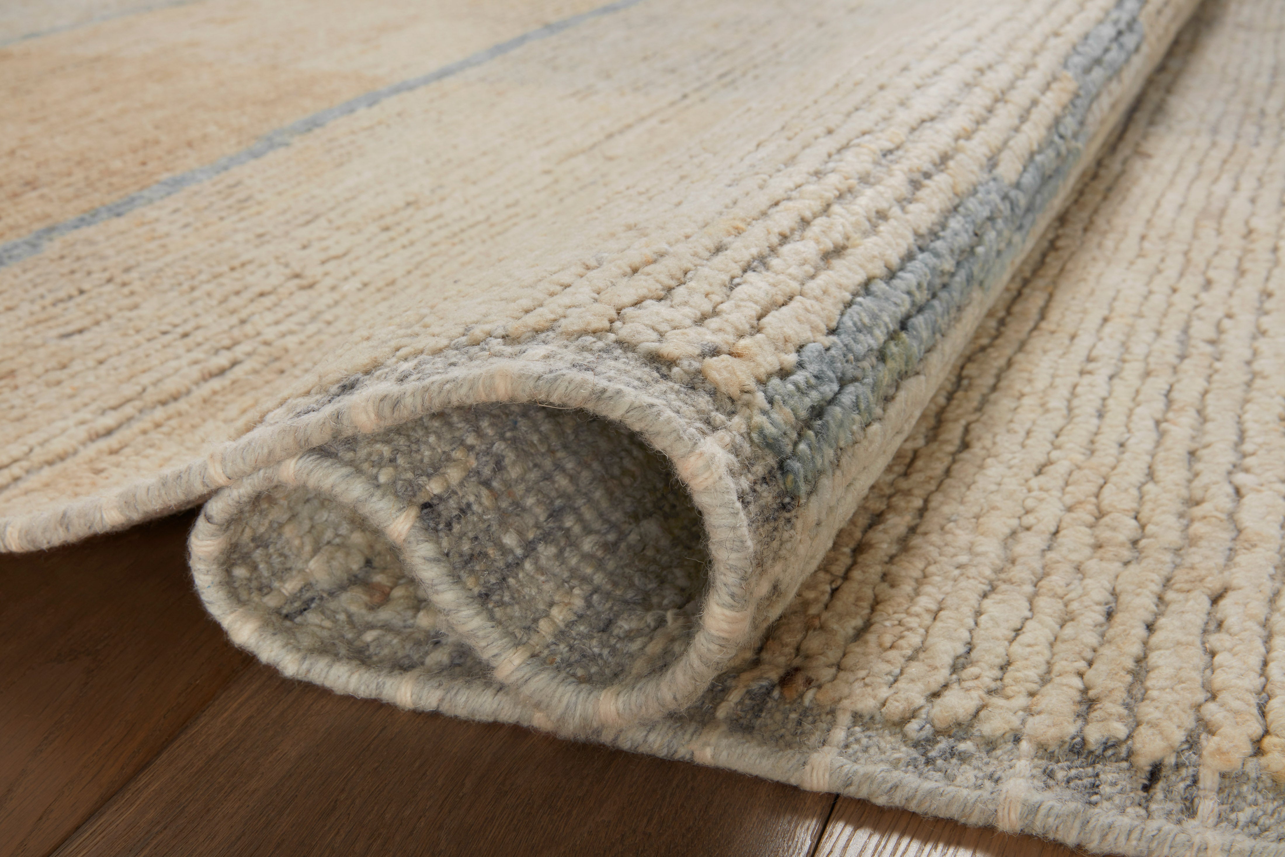 Amber Lewis x Loloi Briyana Sky / Wheat 1-natural fibre rugs Loloi