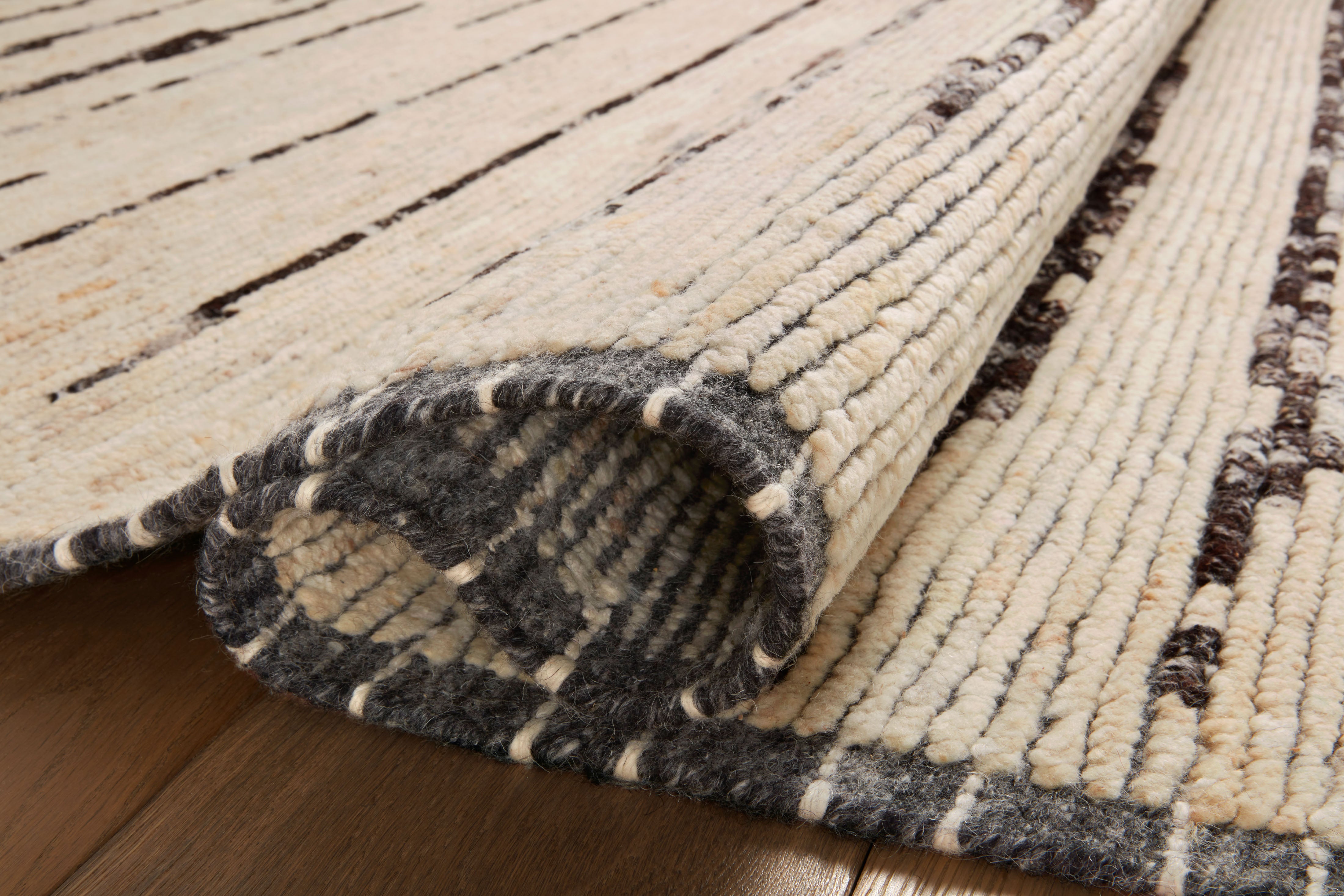 Amber Lewis x Loloi Briyana Natural / Black 1-natural fibre rugs Loloi