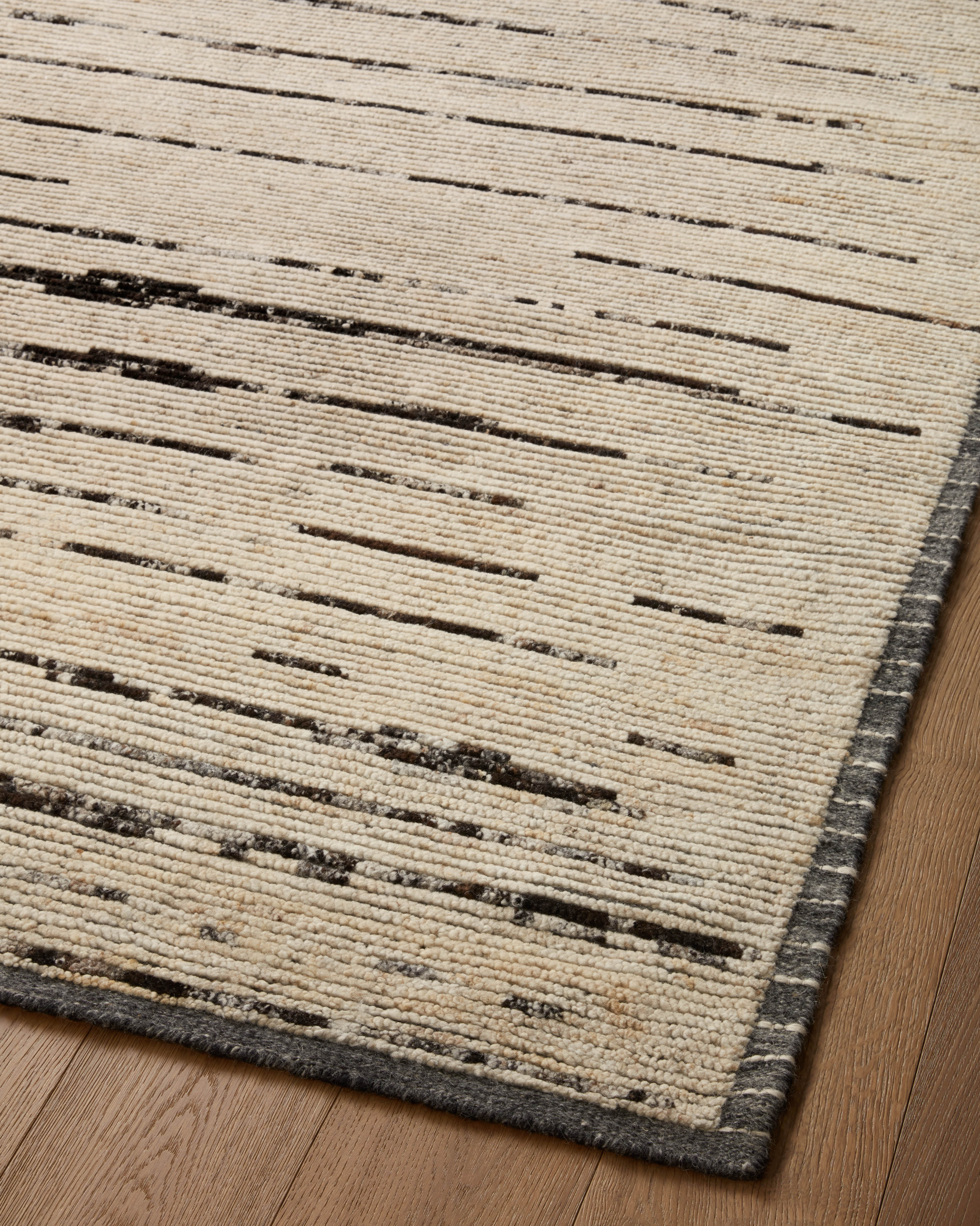 Amber Lewis x Loloi Briyana Natural / Black 1-natural fibre rugs Loloi