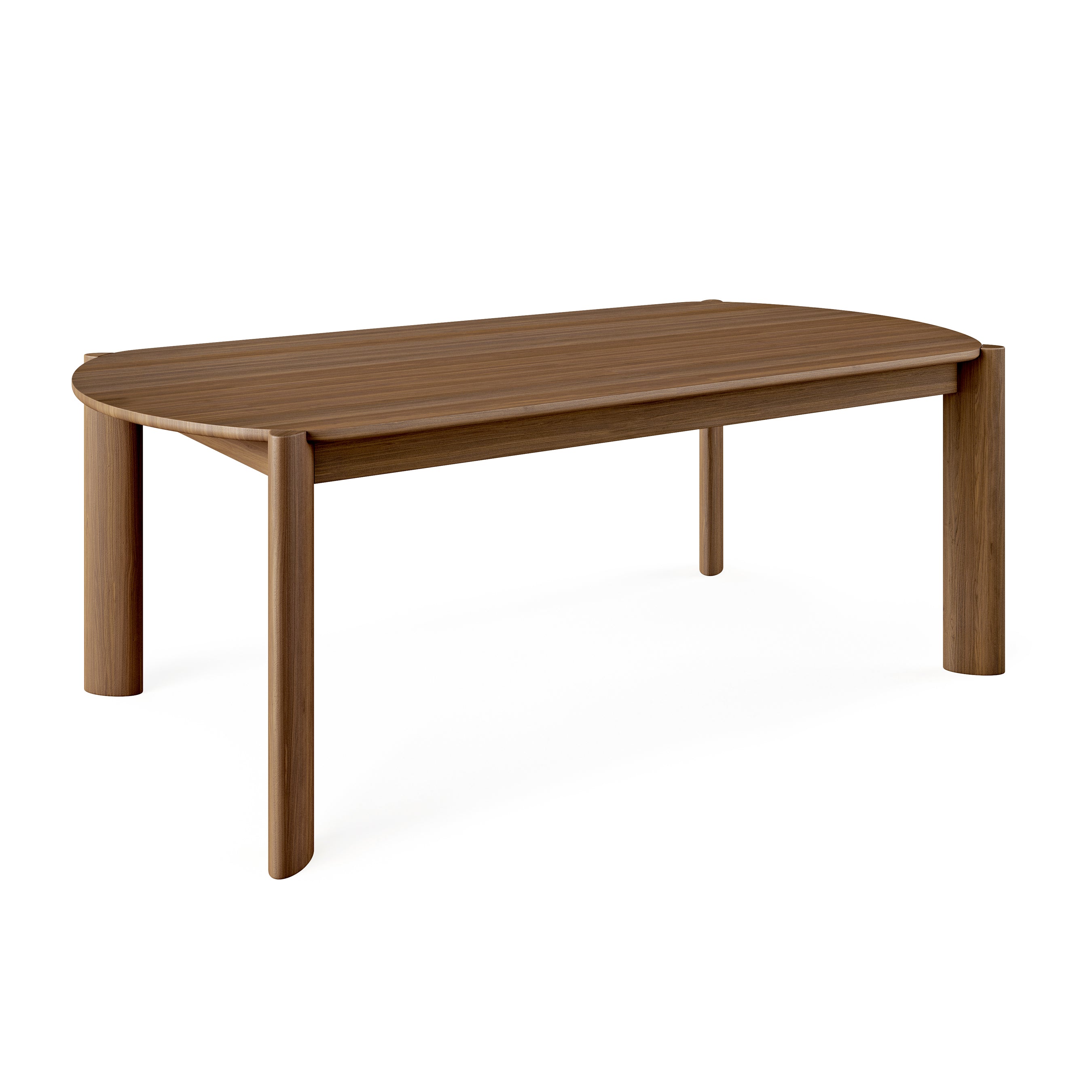 Gus* Modern Bancroft Dining Table 9 - b - FURNITURE - dining table - rectangle Gus Walnut