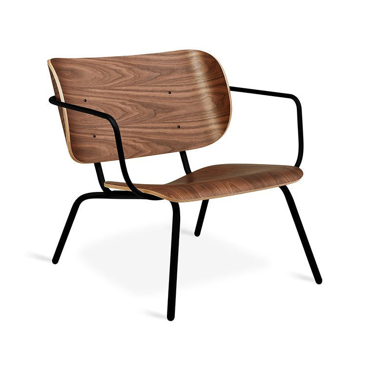 Gus* Modern Bantam Lounge Chair 3 - FURNITURE - chair Gus Walnut