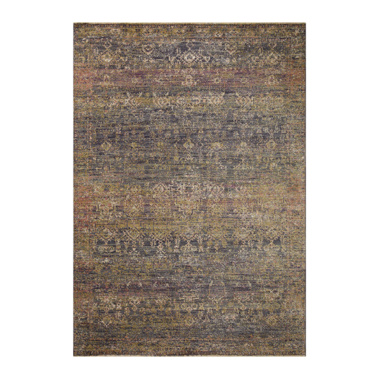 Jean Stoffer x Loloi Bradbury Ink / Multi Rug 0-patterned rugs Loloi 18" x 18" Sample