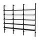Black Uprights Black Brackets Black Shelves