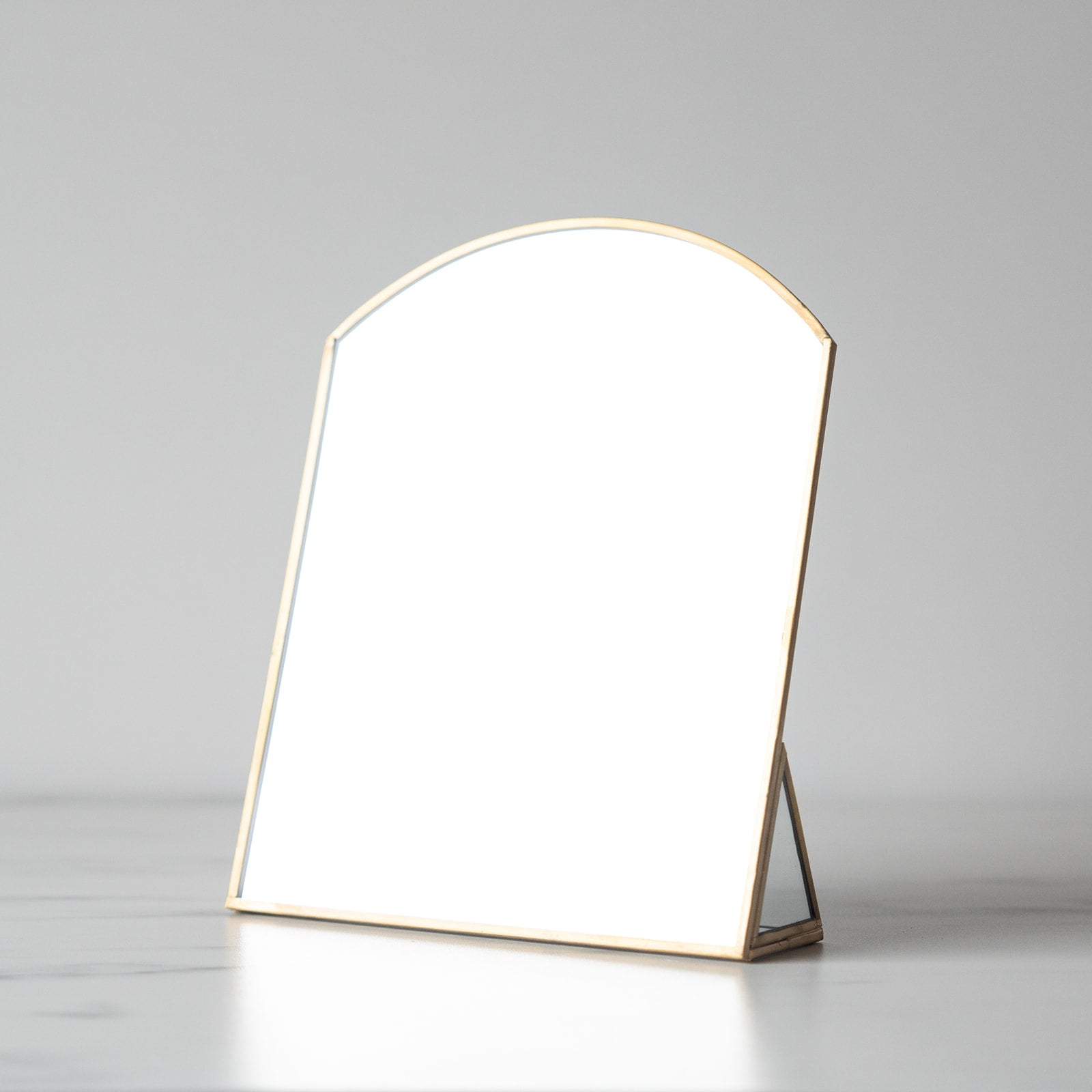 Brass Finish Vanity Mirror vanity mirror Creative Co-op (DYA)