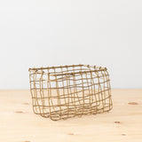 Brass Wire Basket - Rug & Weave