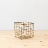 Brass Wire Basket - Rug & Weave