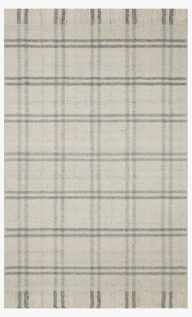 Loloi Caleb Natural / Grey Rug 0- RUGS - wool Loloi