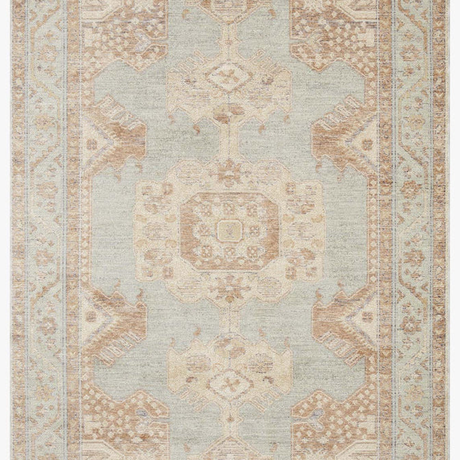Loloi Carlisle Seafoam / Taupe Rug RUGS - vintage inspired Loloi