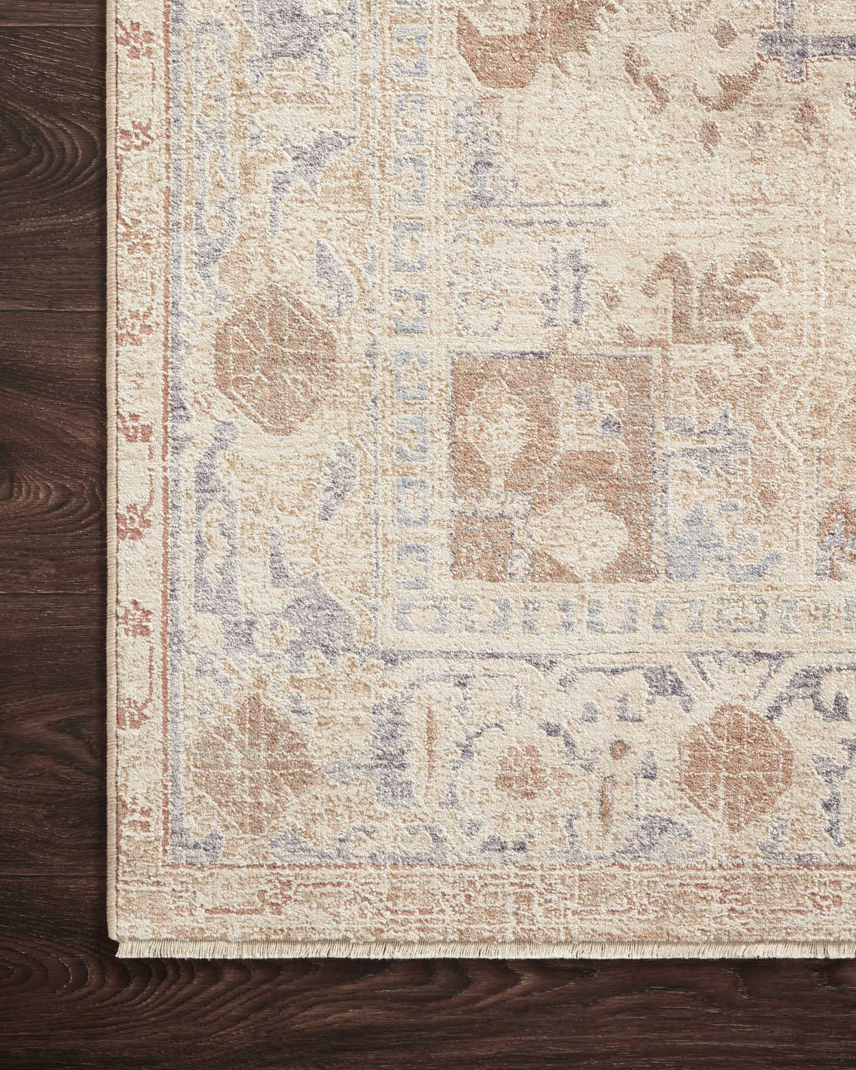 Loloi Carlisle Beige / Slate Rug RUGS - vintage inspired Loloi