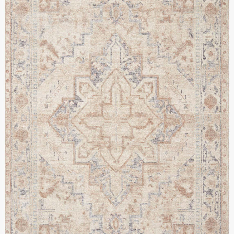 Loloi Carlisle Beige / Slate Rug RUGS - vintage inspired Loloi