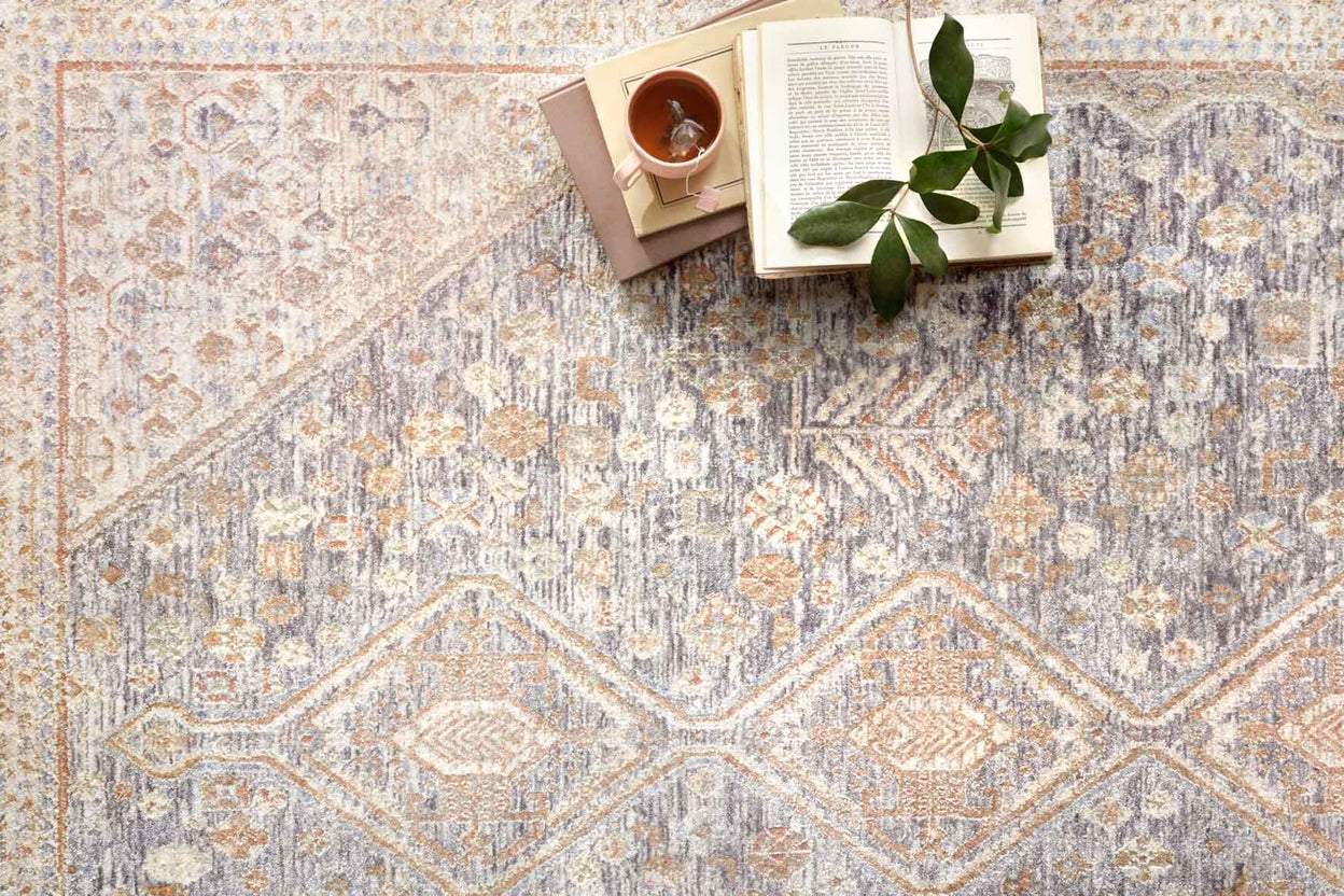Loloi Carlisle Blue / Ivory Rug RUGS - vintage inspired Loloi