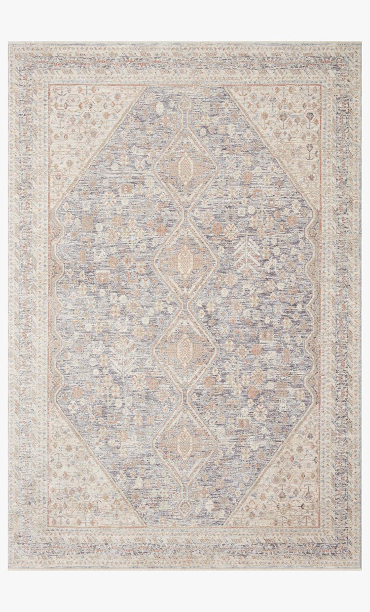Loloi Carlisle Blue / Ivory Rug RUGS - vintage inspired Loloi