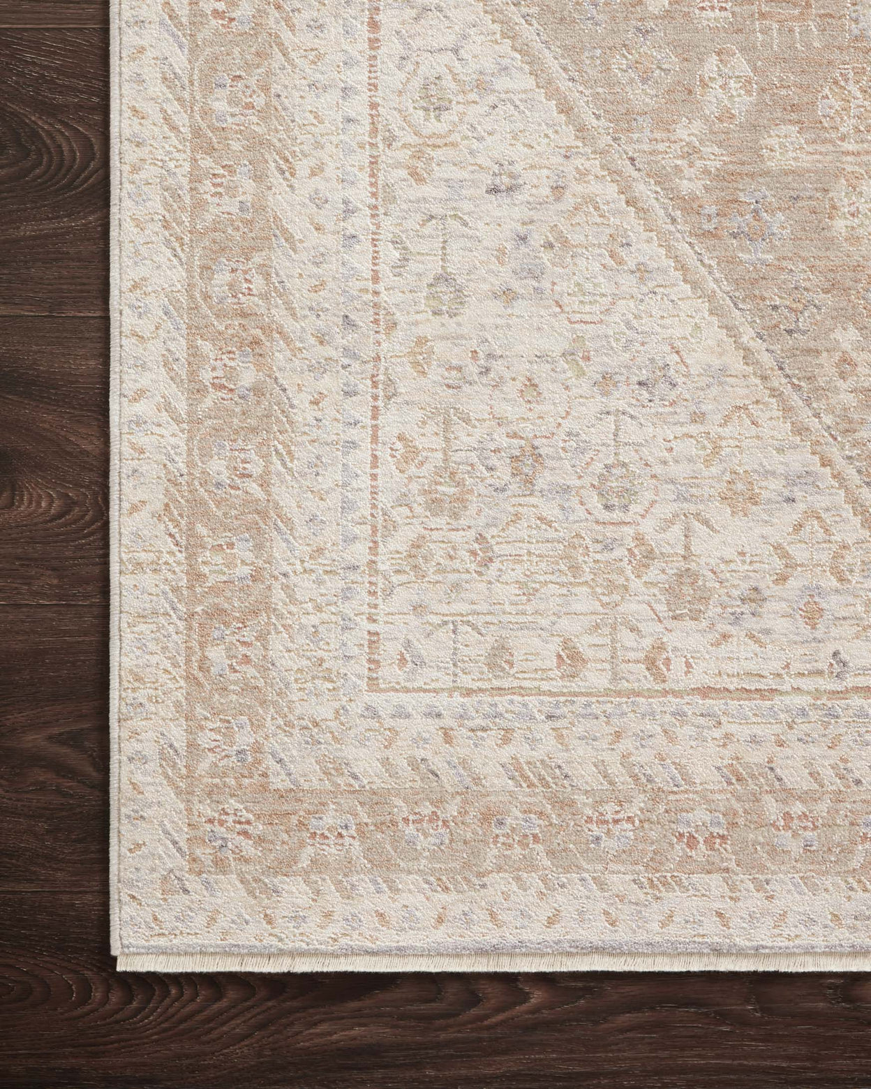 Loloi Carlisle Taupe / Ivory Rug RUGS - vintage inspired Loloi