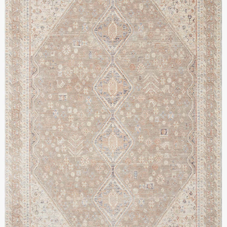Loloi Carlisle Taupe / Ivory Rug RUGS - vintage inspired Loloi
