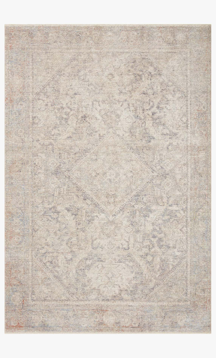 Loloi Carlisle Slate / Ivory Rug RUGS - vintage inspired Loloi