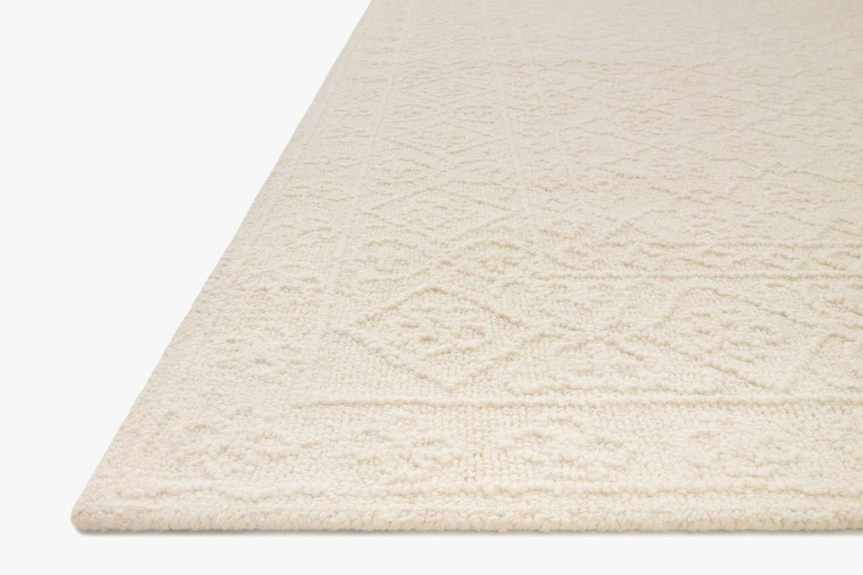 Loloi Cecelia Ivory / Ivory Rug RUGS - wool Loloi