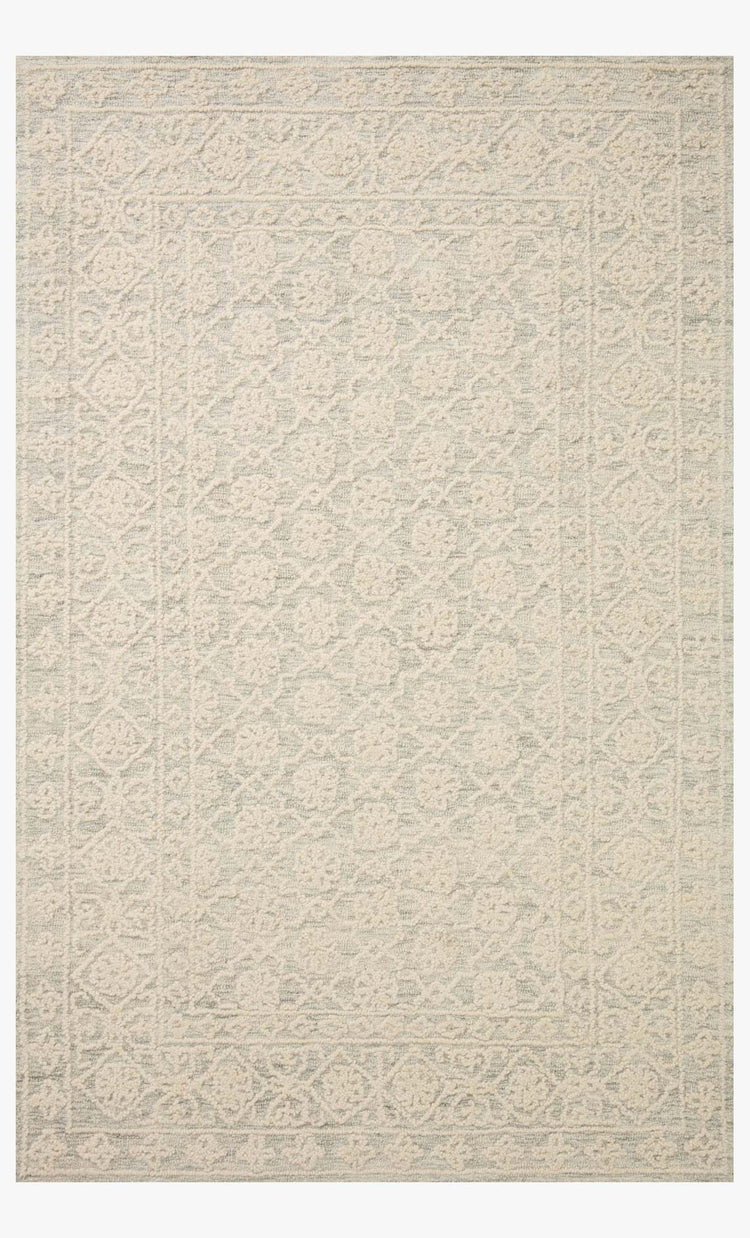 Loloi Cecelia Mist / Ivory Rug RUGS - wool Loloi