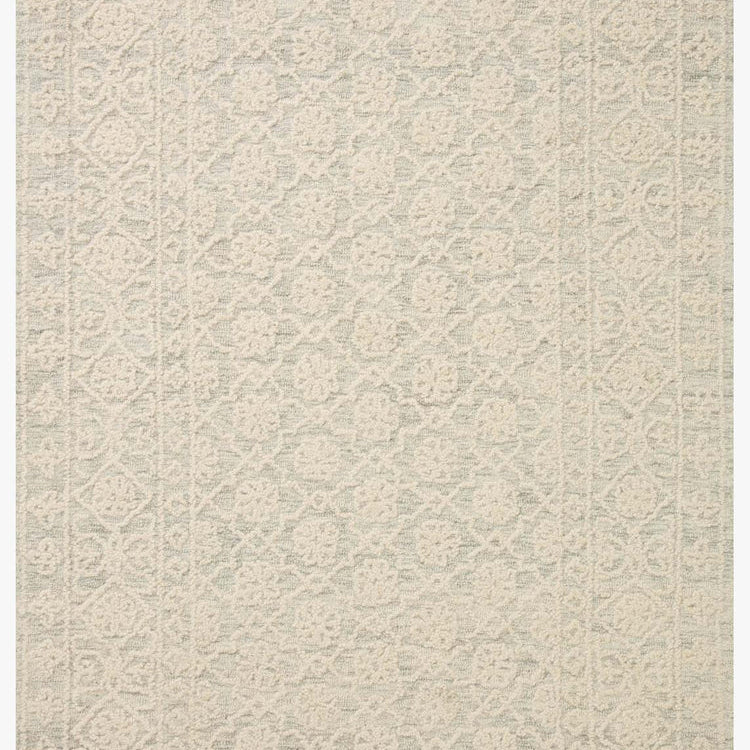 Loloi Cecelia Mist / Ivory Rug RUGS - wool Loloi