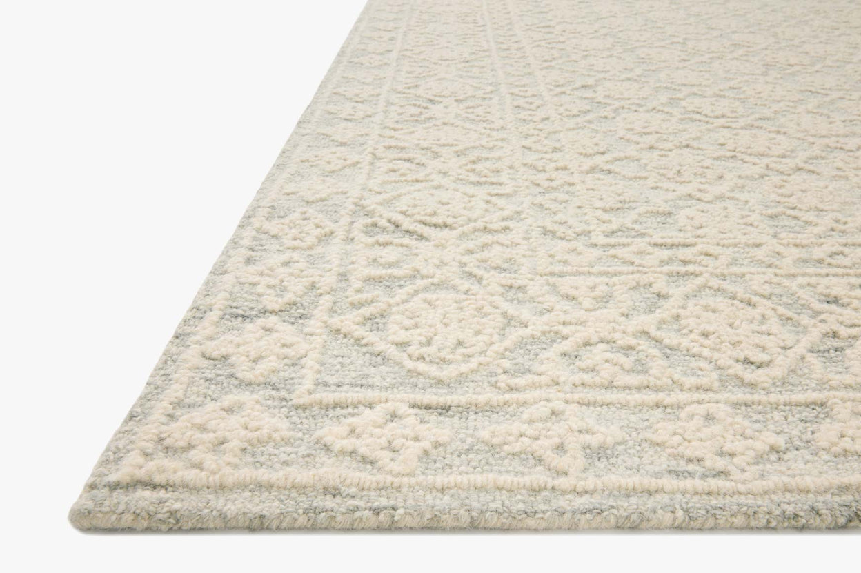 Loloi Cecelia Mist / Ivory Rug RUGS - wool Loloi