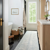 Chris Loves Julia x Loloi Chris Ivory / Denim Rug 1-RUGS Loloi