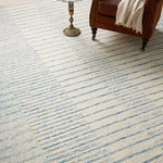 Chris Loves Julia x Loloi Chris Ivory / Denim Rug 1-RUGS Loloi
