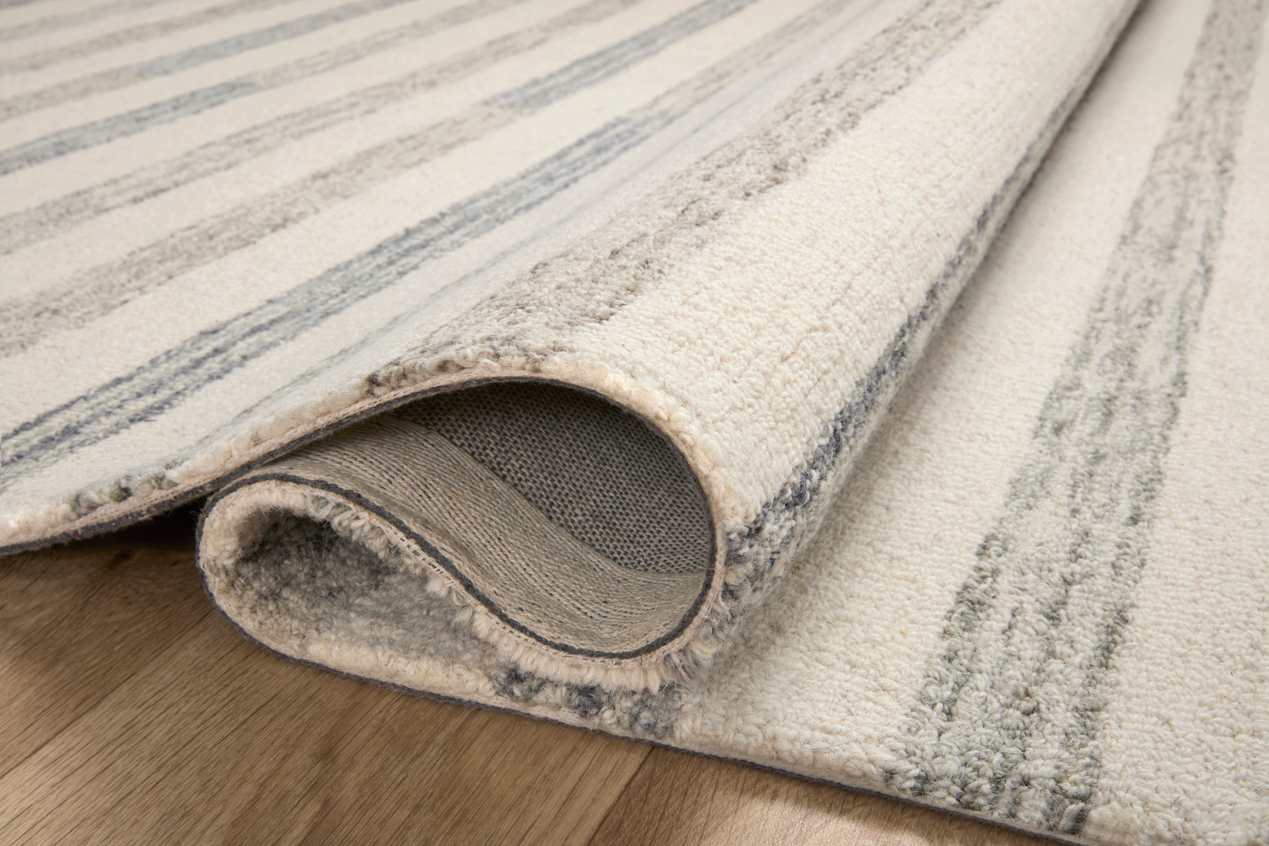 Chris Loves Julia x Loloi Chris Ivory / Slate Rug 1-RUGS Loloi