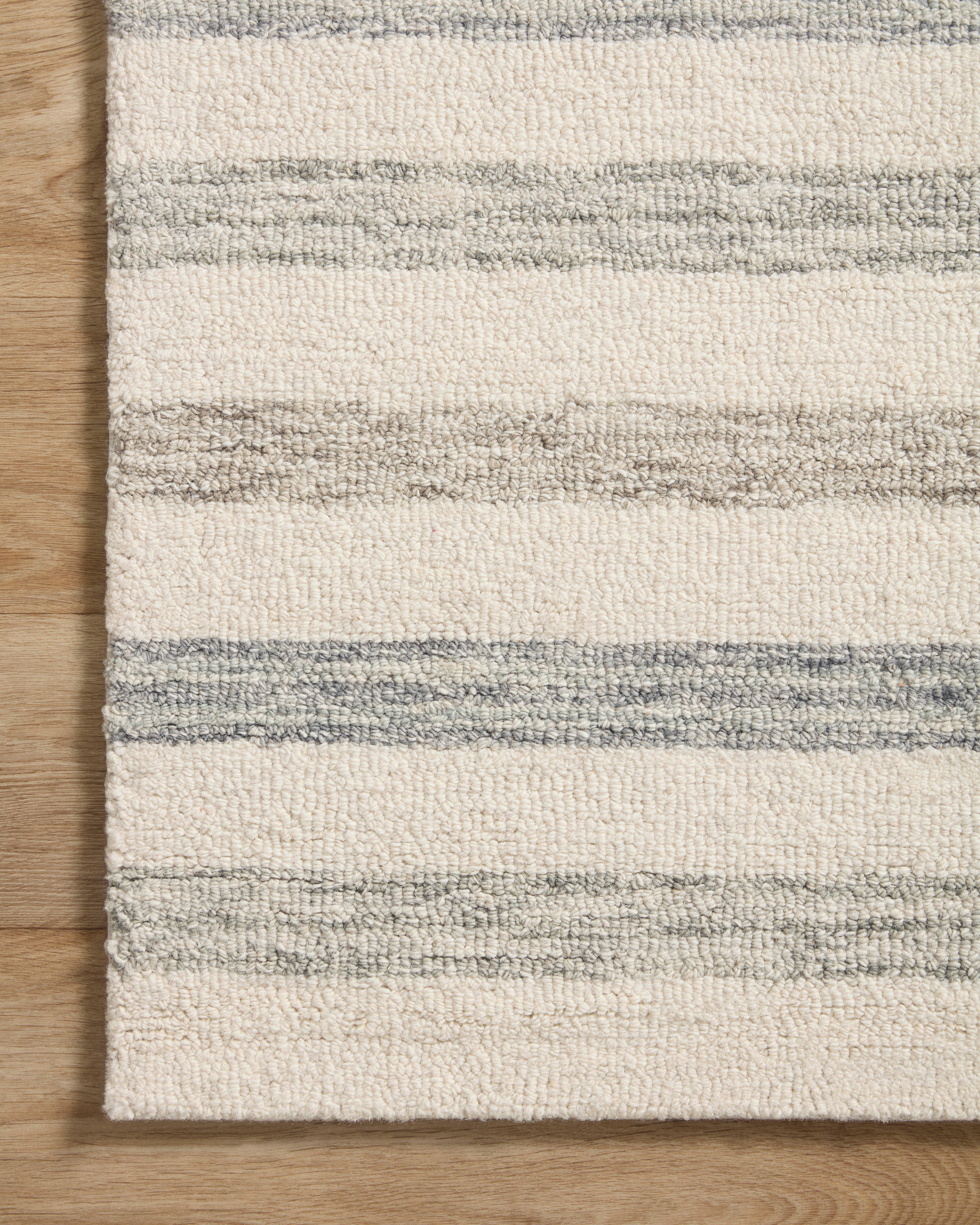 Chris Loves Julia x Loloi Chris Ivory / Slate Rug 1-RUGS Loloi