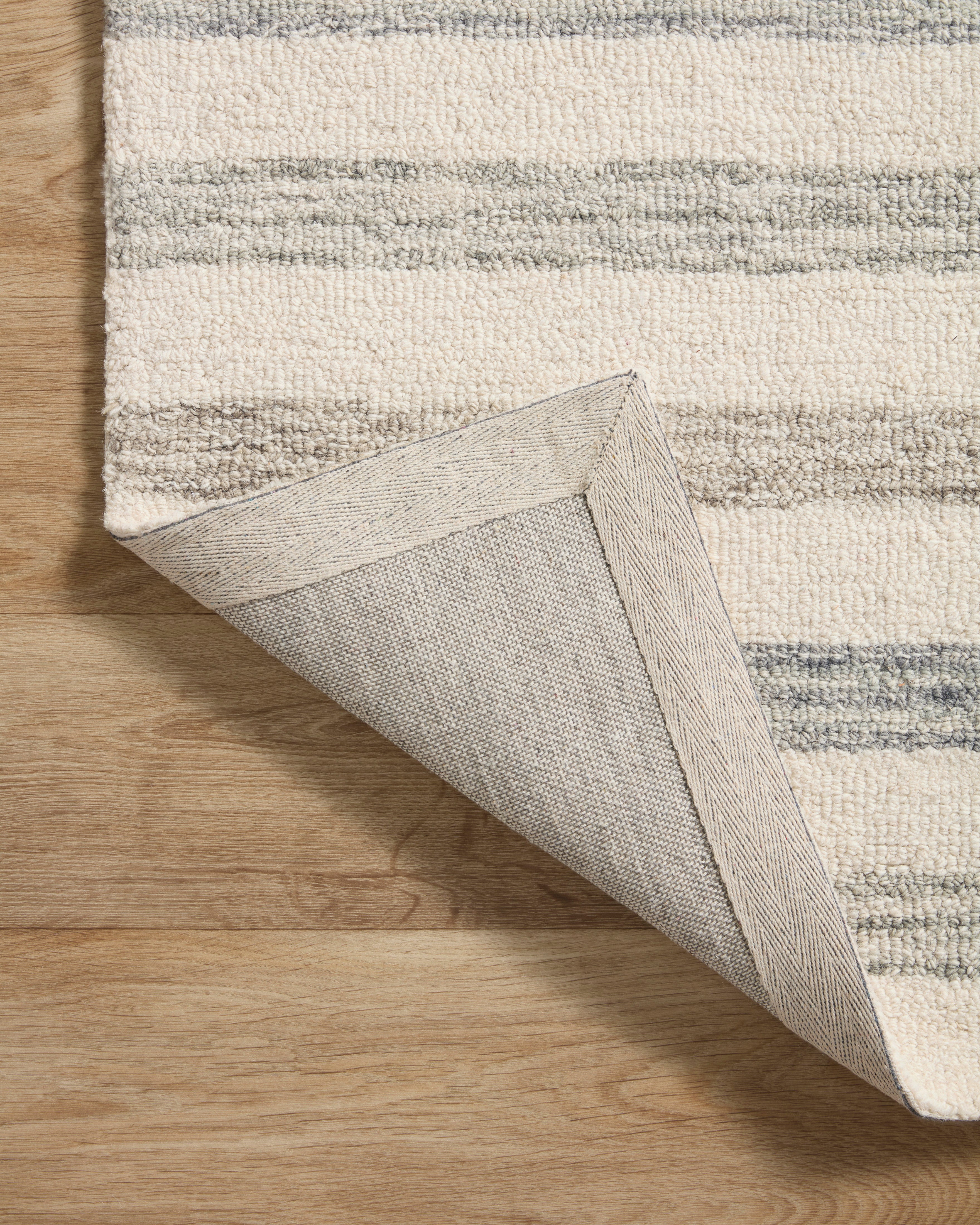 Chris Loves Julia x Loloi Chris Ivory / Slate Rug 1-RUGS Loloi