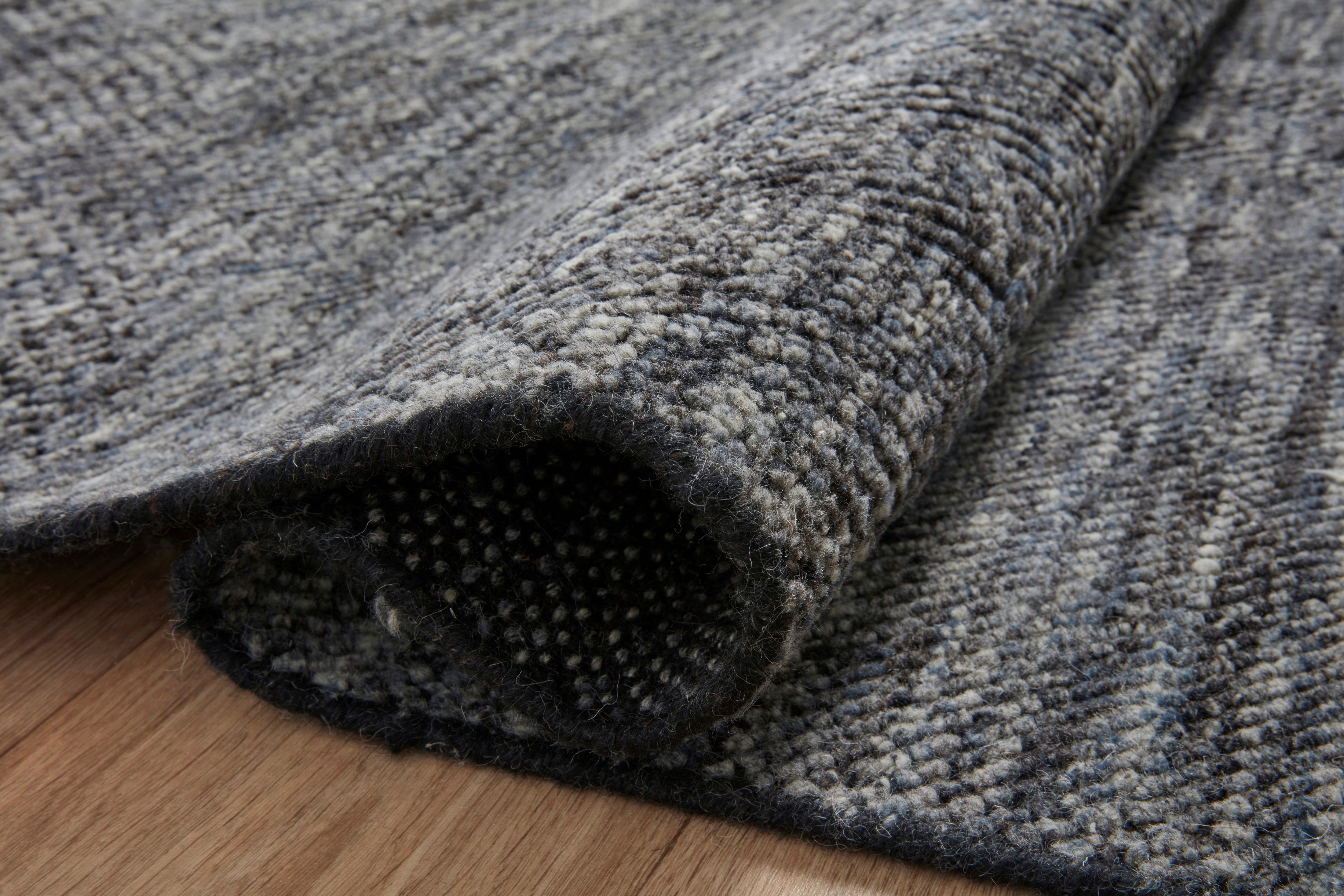 Amber Lewis x Loloi Collins Charcoal / Denim Rug 2-patterned Loloi