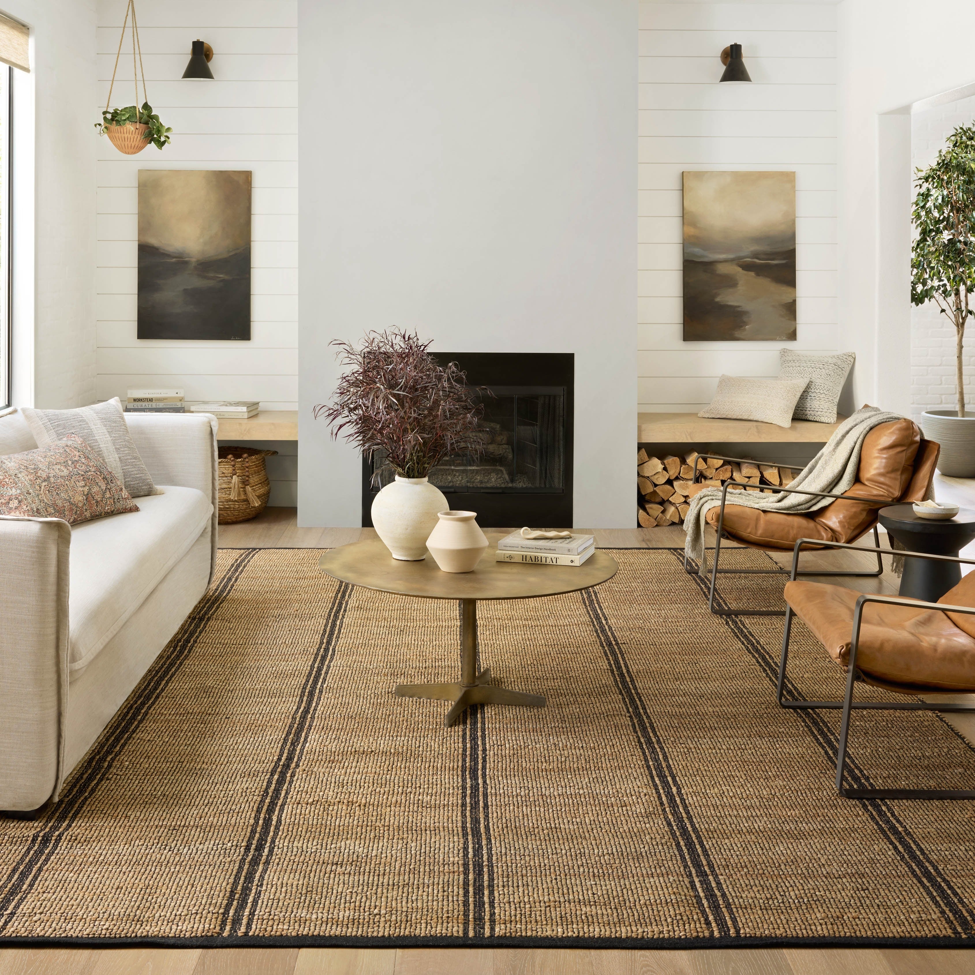 Angela Rose x Loloi Colton Natural/ Black Rug - Rug & Weave