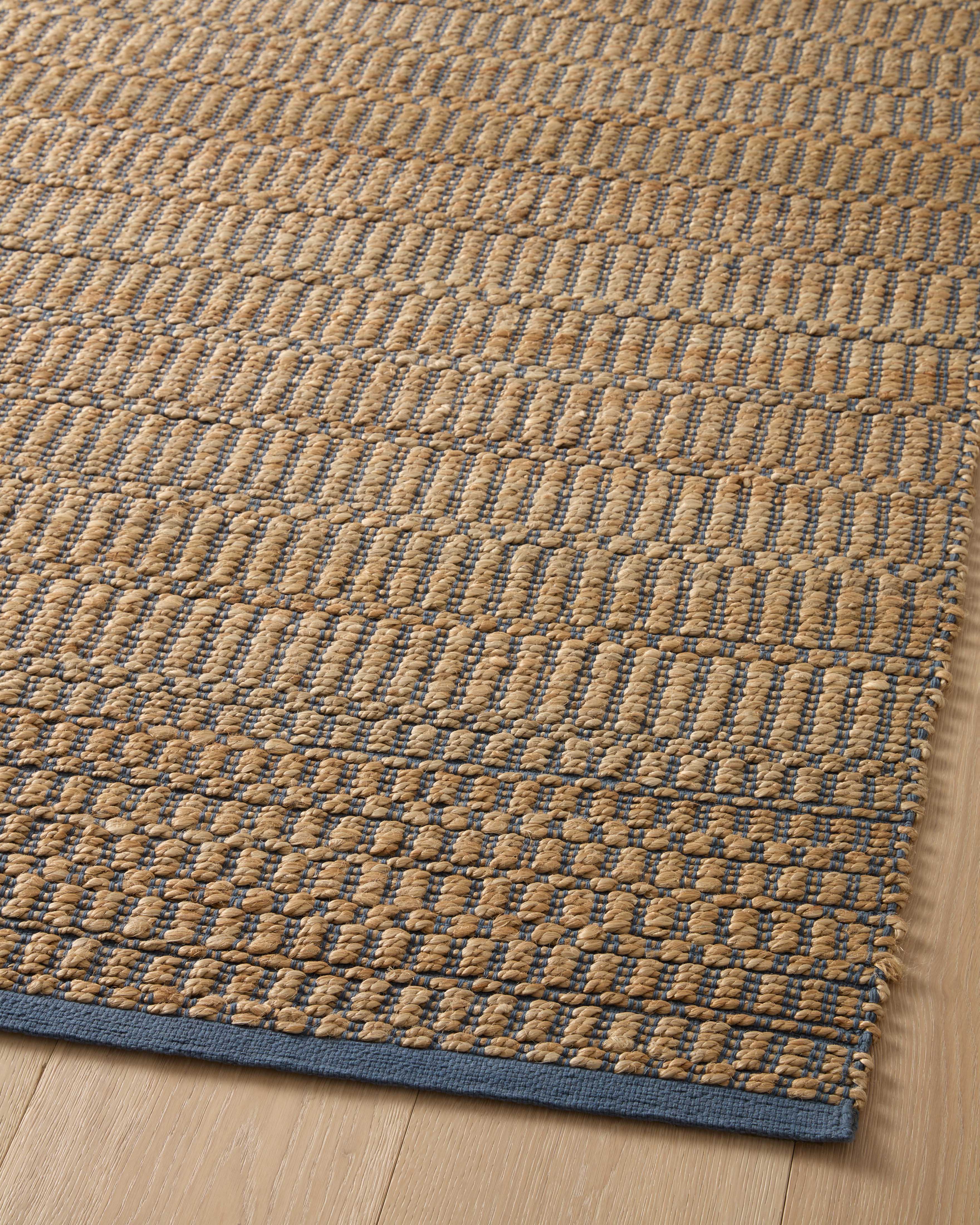 Angela Rose x Loloi Colton Natural/ Navy Rug - Rug & Weave