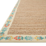 Rifle Paper Co. x Loloi Costa Natural / Cream Rug 1-RUGS-patterned Loloi