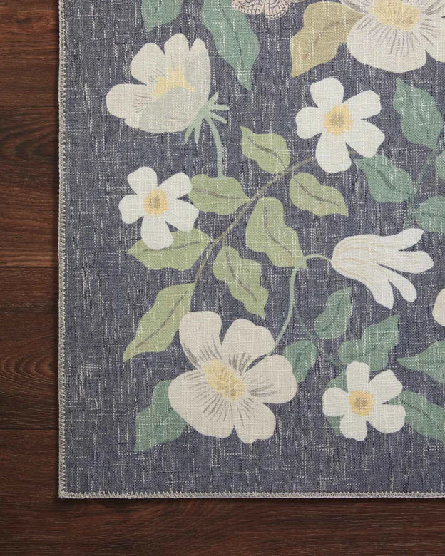 Rifle Paper Co. X Loloi/ Cotswolds Primrose Charcoal Rug 3 - RUGS - patterned Loloi
