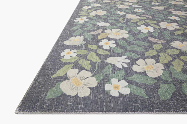 Rifle Paper Co. X Loloi/ Cotswolds Primrose Charcoal Rug 3 - RUGS - patterned Loloi
