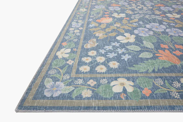 Rifle Paper Co. X Loloi/ Cotswolds Willow Indigo Rug 3 - RUGS - patterned Loloi