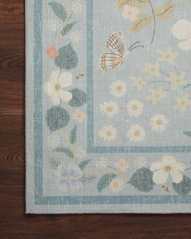 Rifle Paper Co. X Loloi/ Cotswolds Willow Sky Rug 3 - RUGS - patterned Loloi
