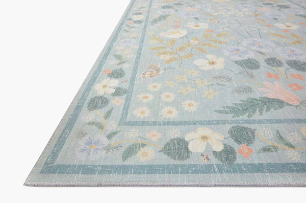 Rifle Paper Co. X Loloi/ Cotswolds Willow Sky Rug 3 - RUGS - patterned Loloi