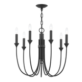 Cate Chandelier - Black Iron - Rug & Weave