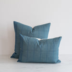 Cerulean Silk Bhujodi Pillow Cover - Rug & Weave