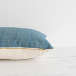 Cerulean Silk Bhujodi Pillow Cover - Rug & Weave